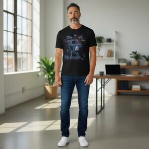 Old Navy Star Wars AT AT Walker Graphic T Shirt Black Mens L